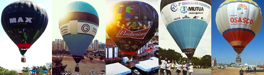 Foto Aéromarketing com Balão de ar Quente